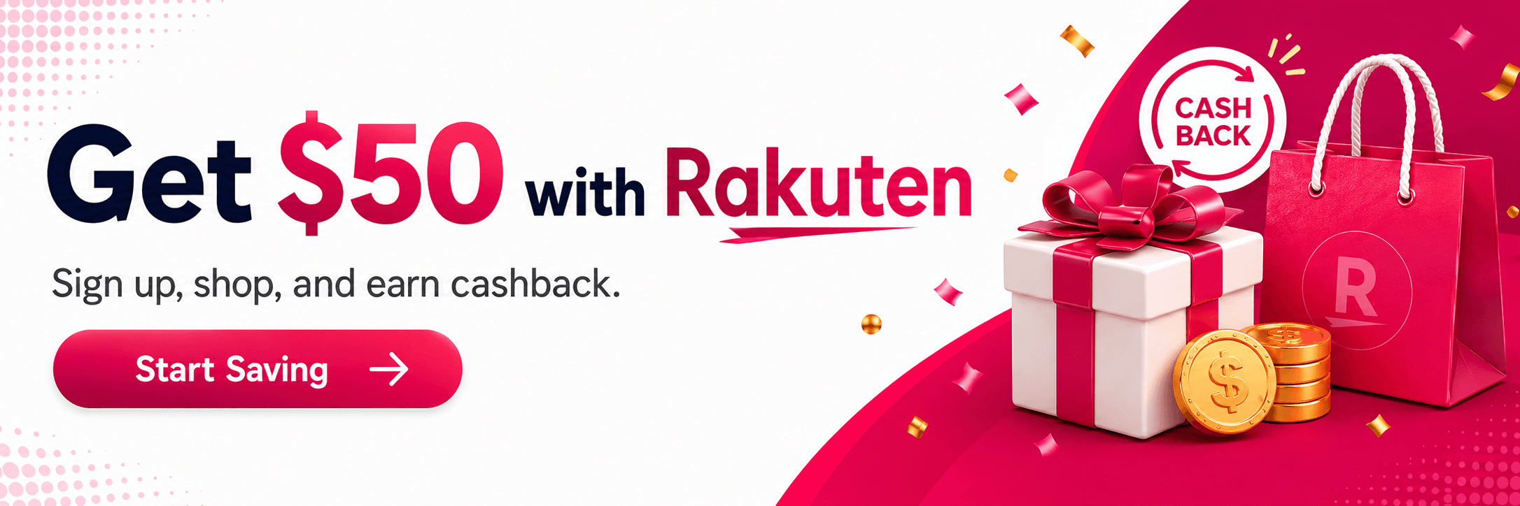 Get $50 with Rakuten